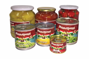 Этикетки для консервации Мадьярица