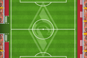 Футбольное поле для мобильной игры