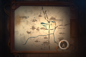 Иллюстрация для книги Свердловск-45 "Карта Лесного"