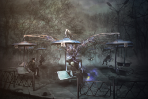 Иллюстрация для книги Свердловск-45 "Анамалия карусель "