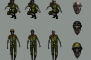 Концепт-арт  человеко-подобного монстра.