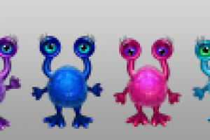 Пушарики.Персонажи для игры.