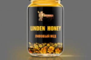 Эскиз для этикетки  мёда.