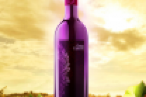 Бутылка и этикетка ,Краснодарское вино.