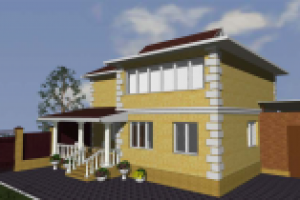 облицовка дома Славянск 1-2