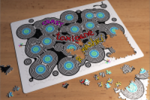 Дикая пазла-шизла из картины