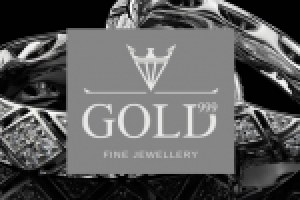 Логотип магазина ювелирных изделий Gold999