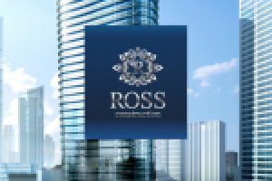 Логотип строительная компании ROSS