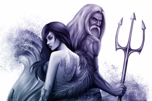 Посейдон и Артемида