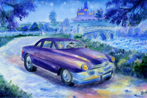 Машина и мост