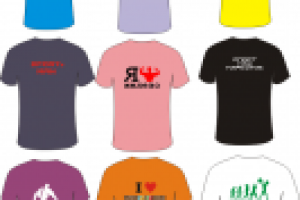 Шелкография. Принты на футболки.