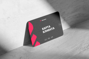 Дизайн визитки для спортивного клуба