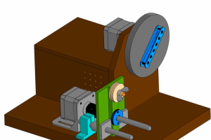 Намоточный станок с числовым программным управлением.