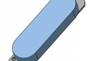 Катушка и корпус звукоснимателя "Tri-Sonic".