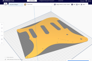 Накладка на гитару Фендер Стратокастер".