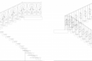 Варианты лестничных ограждений