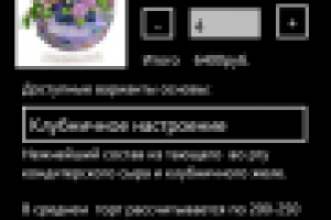 Приложение для кондитерской BestCake