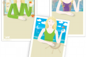 Блондинк из примерочной инeт-магазина бижут. в трех ситуация