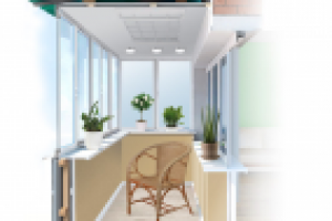 Визуализация балкона