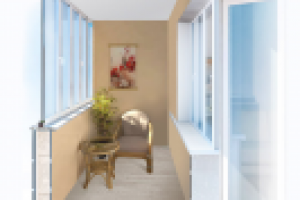 Визуализация балкона