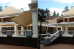 Визуализация навеса на фото