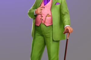 2D Character in semi-realistic style