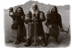 Фоновая заставка "Гномы-рекруты"