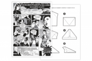 Листовка-комикс для ресторана