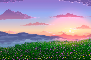 векторный фон горы