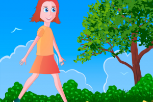 векторная иллюстрация девочка