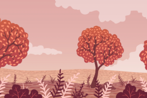 векторный фон осень