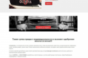 Лендинг по продаже сумок