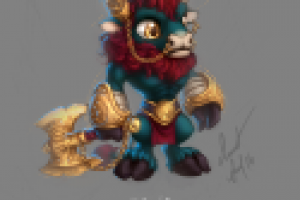 Концепт персонажа - Минотаврик