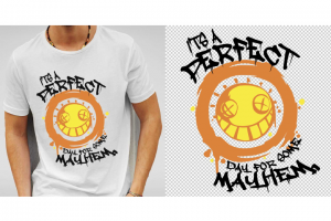 из растра в вектор, принт на майку