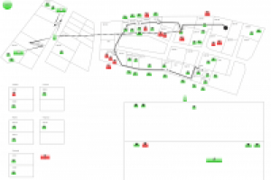 Отель из 70-ти вилл. WiFi роуминг, IP телефония, видеонаблюдение