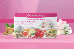 Разработка линейки упаковки сладостей Лукум и стэнда