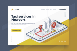 Taxify - Сайт сервиса такси