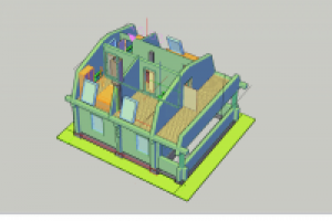 Проект деревянного дома 7,5х8,5