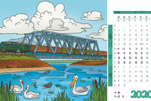 Страницы перекидного настольного календаря, часть 2