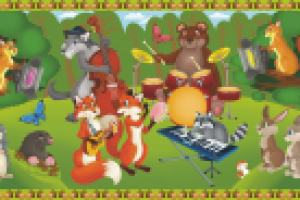 Этикетка для новогоднего детского подарка