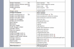 Устройство картера подъёмно-спускового механизма (ит.-рус.)