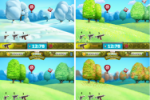 Фоны для промо-игры Тир (сайт+Вконтакте+Фейсбук)