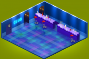 Внутренняя локация Клуба в игре Хомячки