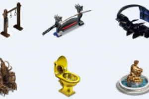 Необычные предметы для аналога игры Sims