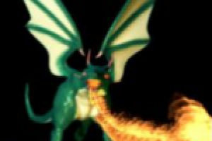 Огнедышащий дракон