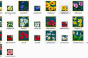 Иконки цветов для игры Цветмонет