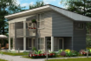 Дуплекс для коттеджного поселка в Финляндии