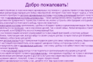 Текст для сайта по продаже карнавальных костюмов
