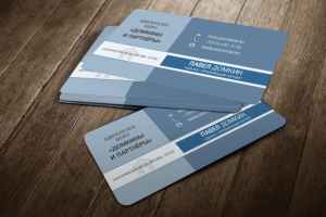 визитка для адвоката