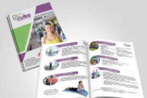 буклет для фитнес зала